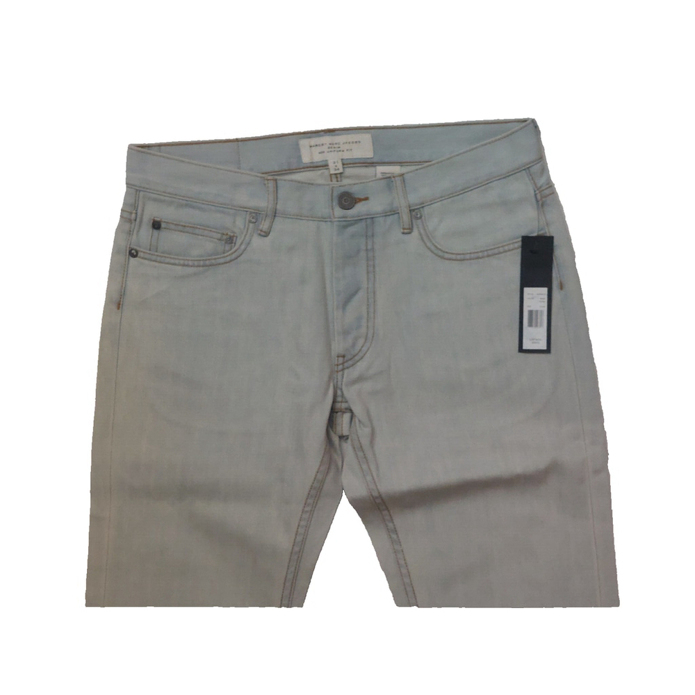 NEW MARC by MARC JACOBS MJ 110 Low Rise Slim Straight Light Indigo Jeans 31x34 - Picture 13 of 16